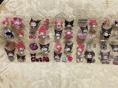 Retro Vintage Kuromi Hello Kitty Melody Stickers Sheet Set (100 Stickers)