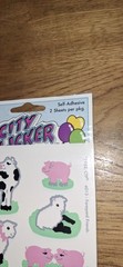 Vintage Stickers CTP city Slicker Farmyard Friends Cow Sheep Pigs1 Pkg,code20-1