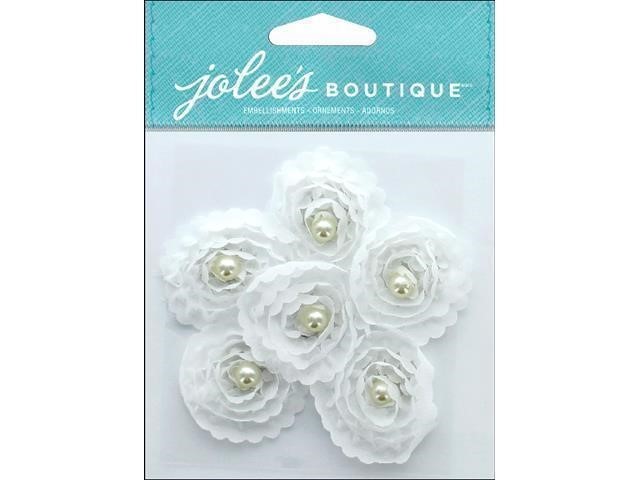 WHITE FLORALS Wedding Cotillion Ball Formal Dance Flowers Flower Jolee’s Sticker