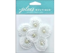 WHITE FLORALS Wedding Cotillion Ball Formal Dance Flowers Flower Jolee’s Sticker