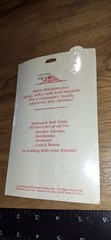 Vintage Stickers Hallmark Rose Petal Place Satin Stickers 1 Pkg,code20-1