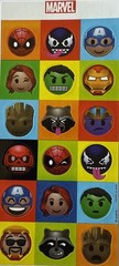MARVEL CHARACTER Stickers(18pc)Hallmark …Spider-Man…I Am Groot…Ironman…Venom…