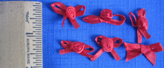 #70 Lot of 55+ Assorted Bows Approximately .25″-2.5″ Scrapbook DIY Crafts Hair