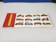 Vintage 1979 Antique Automobiles Stickers Merrimack Publishing Corp NOS
