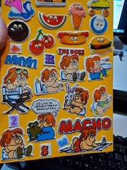 Stickers 1980’s puffy Baby Marvin Googly Eyes Food Monsters Hallmark Bugs + used
