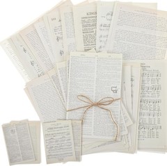 114 Pieces 2 Sets Junk Journal Pages Vintage Ephemera Pack Craft Paper Junk Jour
