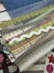 Huge Lot of Scrapbooking Art Supplies Mixed Lot Stickers Tools Paper & More