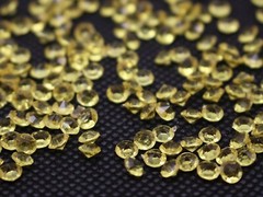 2000 Orange Acrylic 4mm Diamond Confetti Wedding Deco Supplies Table Scatter