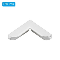 20mm Metal Book Corners, 50pcs Photo Corners Book Corners, Silver Tone