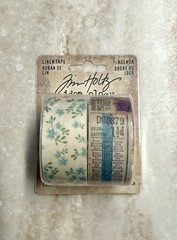 TIM HOLTZ Idea-ology *LINEN TAPE – AGENDA* 2021 Collage Treasure Book NEW