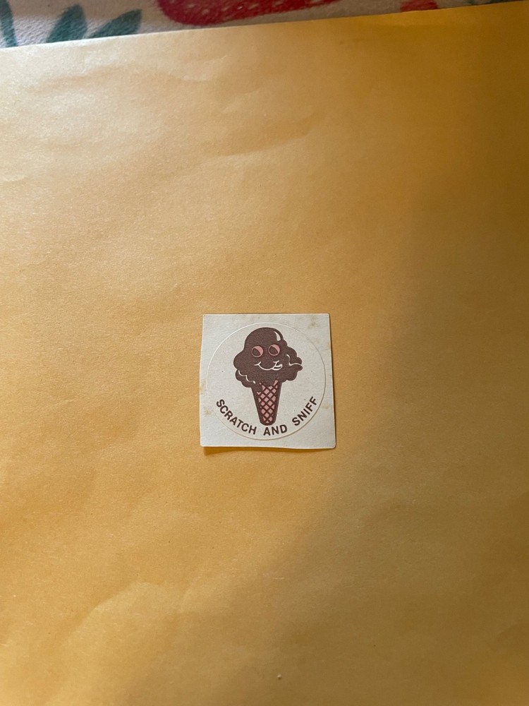 Vintage 1980s Ctp Ice Cream Sticker