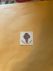 Vintage 1980s Ctp Ice Cream Sticker