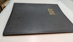 VTG Scrapbook Book Album with Stamps Collection Worldwide by Betty Alice Pence