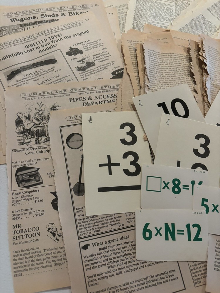 Vintage Ephemera Lot 100+ Junk Journal Paper Scrapbooking Crafting Book Pages