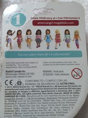 American Girl Bubble Stickers Sticker LotPack 8 And 3 Small Dolls And Lego Doll