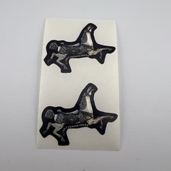Vintage Zephyr Press Stickers Carousel Horse 1983 Rare HTF 2x Stickers