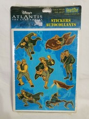 Vintage Stickers Disneys Atlantis The Lost Empire Sheets Hallmark New Sealed