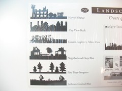 Lot 5 Creative Memories Die Cuts- Landscapes & Wedding Cake-Park Harvest Garden