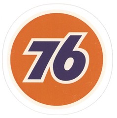 Union 76 Vintage Oil Logo Sticker (Reproduction)