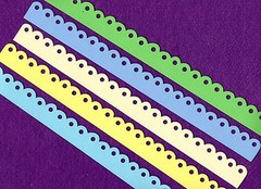 Scalloped Lace Border edging trim die cuts scrapbook cards