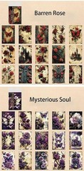 120 Sheets Gothic Scrapbooking Paper for Scrapbook Kit, Vintage Ephemera for Jun