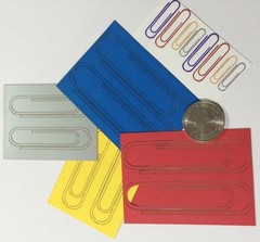 PAPER CLIPS Laser Die-Cuts(8pc)Deluxe Cuts📎Office Supplies📎Secretary📎School📎
