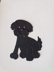 Any 2 Cute Dogs Cardstock die cuts scrapbook cards