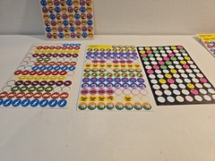 Le Trend Enterprises Stickers Star Brights Vintage 1992 New & Open