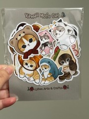 18 Mofusand Cat Stickers – Cute Japanese Aesthetic Waterproof vinyl Kawaii