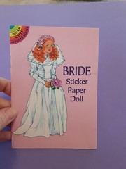 vintage Little Dover Bride sticker paper doll stickers booklet