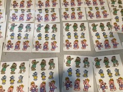 Vintage 1980s Sticker Sheets Post Cereal