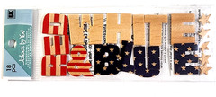 RARE Jolee’s By You 3D Stickers Patriotic America Red White Blue Stars & Stripes