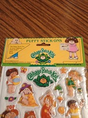 Vintage 80’s Cabbage Patch Kids Puffy Stick-Ons Stickers NEW Unopened