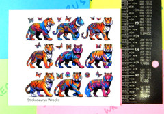 Tigers & Butterflies Sticker Sheet
