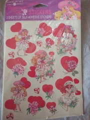 Vintage NEW American Greetings Forget Me Not Peppermint Rose Scented Stickers