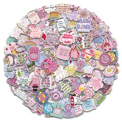 200 Pcs Inspirational Holographic Stickers for Adults,Vinyl Cute Positive Mot…