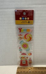 Recollections «Kids» Lollipops, Candy, Gum, Scrapbooking Epoxy Stickers, New