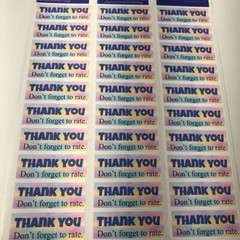 180 thank you stickers don’t forget to rate 6 pages