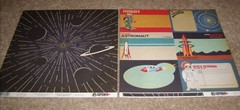 Carta Bella 12×12 Double Sided Scrapbook Paper Lot of Ten ~ Outer Space Academy