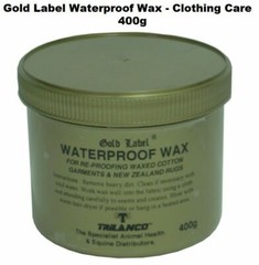Gold Label Waterproof Wax Clothing Care for Re-Proofing Waxed Cotton 400g