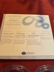 Creative Memories Oval/Circle Custom Cutting System Patterns Blades Some New