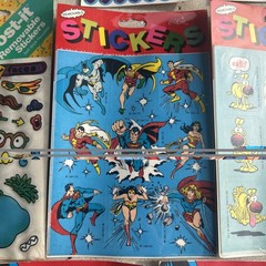 Vtg Sealed & Loose 80s DC Super Hero Batman Grimmy Gibson Greetings 20+ Sheets