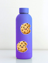 Cartoon Chocolate Chip Cookie Vinyl Stickers Scrapbooking Laptop Waterbottle