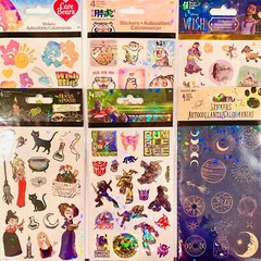 44+ Full STICKER Sheets Popular Character Themes SPIDERMAN Ninja Turtles SONIC +
