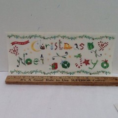 12″ Christmas Borders Noel Joy SCRAPBOOK Stickers Autumn Leaves
