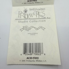 Printworks Poseys & Ribbons Vintage 1999 Acid Free Sticker Sheets 3pk Floral 90s