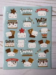 S’mores And French Toast Scratch Sniff Stickers 2 Single Sheets New Comfort Food