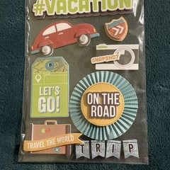 Reflections Signature Dimensional Stickers Vacation Travel Road Trip Scrapbook N