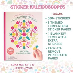 Sticker Kaleidoscopes Activity Book – Create Manadala Style Art with Sticker …
