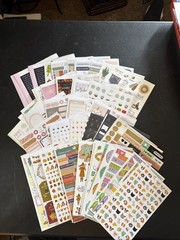Creative Sticker Lot Scrapbooking Planner Agenda 52 Tim Holz 80+ Pages Sheets